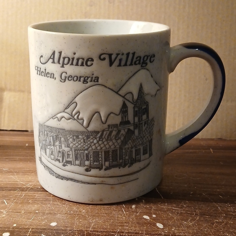 Vintage 1990s Alpine Vilkage Helen Georgia Otagiri Coffee Cup Mug